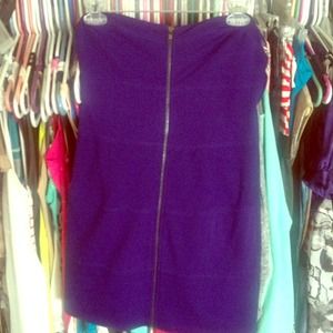 Purple tube dress