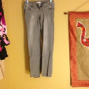 Used Lola Grey Stretch Crop Jeans