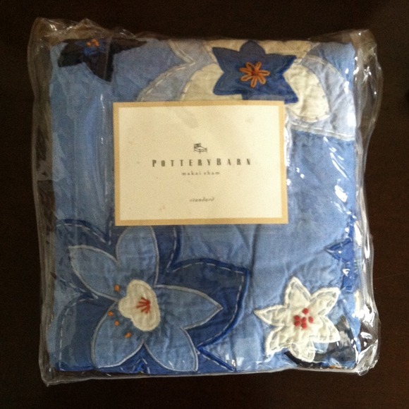 ⛔️SOLD⛔️ Pottery Barn Blue Flower Sham