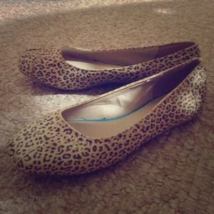 Cheetah print flats