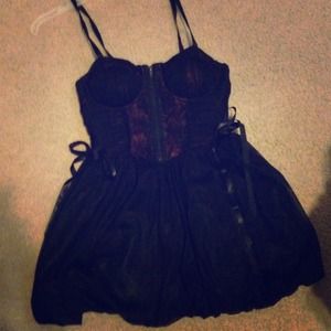 Gothic bubble dress:)