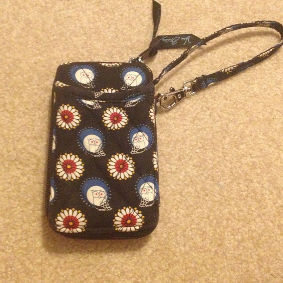 Owl print Vera Bradley Wristlet!