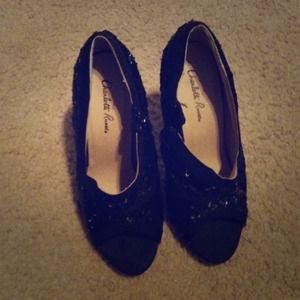 sparkle sequin heels:)