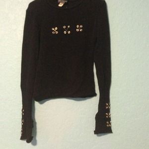 Blest Goth/Punk Safety Pin Sweater