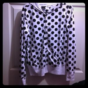 Rue 21 polka dot jacket size large. NWT