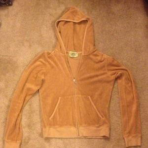 Juicy Couture size Large beige tan jacket