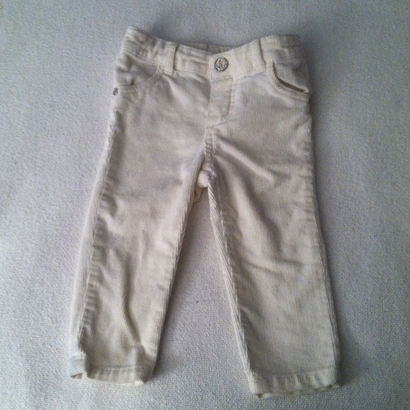 Off white cords sz 18 mos