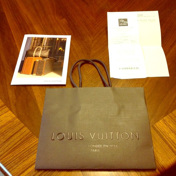 Louis Vuitton Other - Louis Vuttion Original Bag and Receipt Pamphlet.