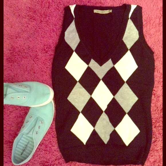 Cotton sweater vest from Calliope