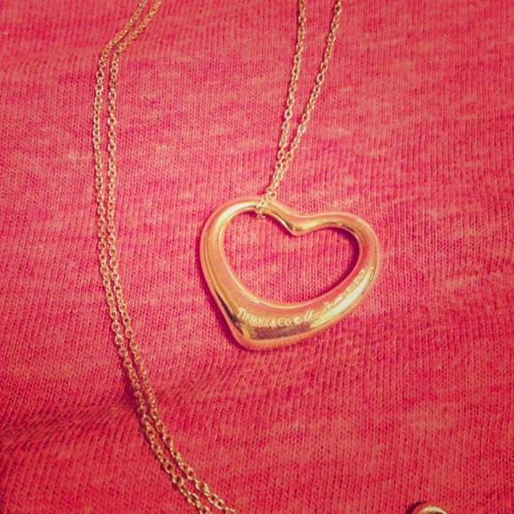 Tiffany chain with heart charm.