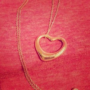 Tiffany chain with heart charm.