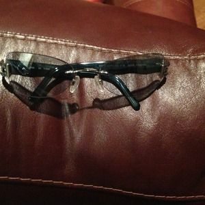 Blue Swarovski Sunglasses with original case