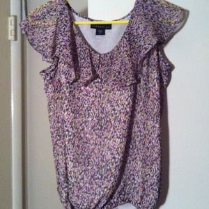 Purple Lacey top
