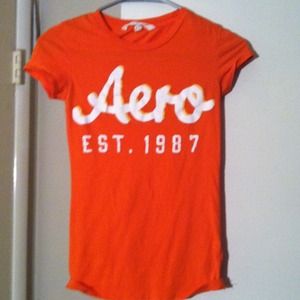 Aeropostale orange shirt