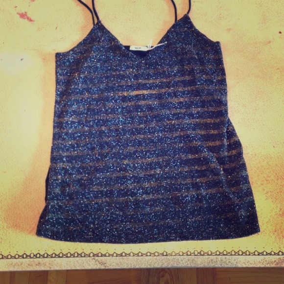 Sheer shimmery tank top - Picture 1 of 2