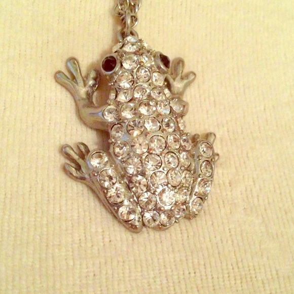 A frog long neck less