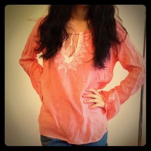 Calypso Christiane Celle  Coral tunic