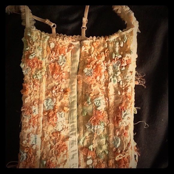 Bebe Orange Corset $20