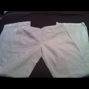 Free people linen trousers