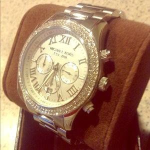 Michael Kors Glitz Oversized Boyfriend Watch