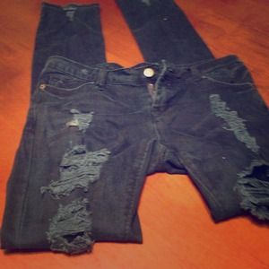 Distressed skinnys!