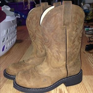 Cowgirl boots. Barely worn