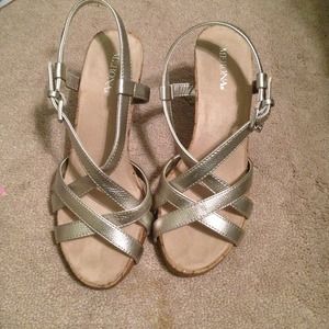 Silver wedges 6 1/2