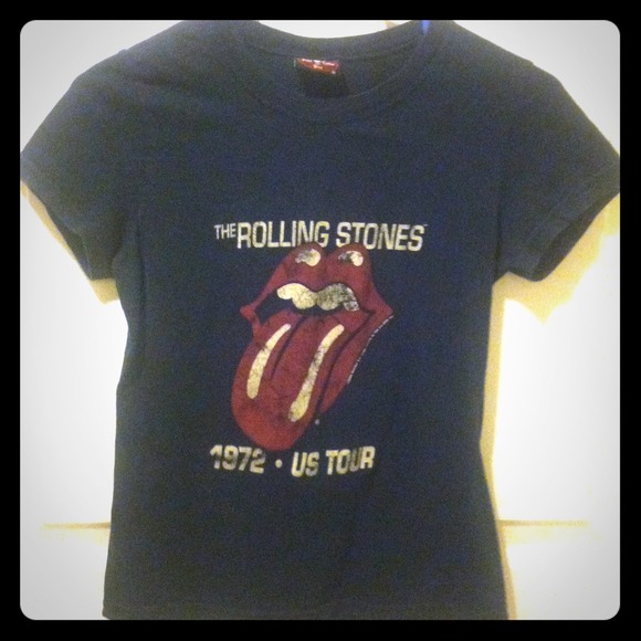 Rolling Stones Tee with cut outs