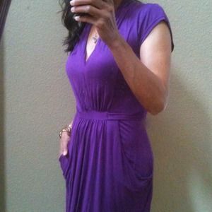 French Connection (UK Style) purple dress.