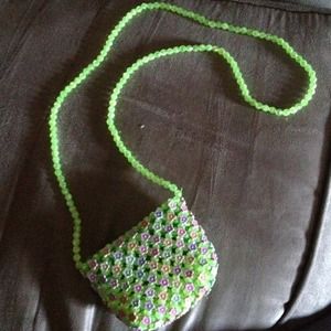 Flower bead bag!