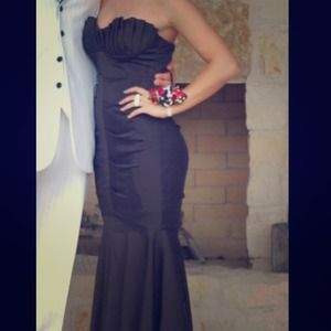 Mermaid style prom dress