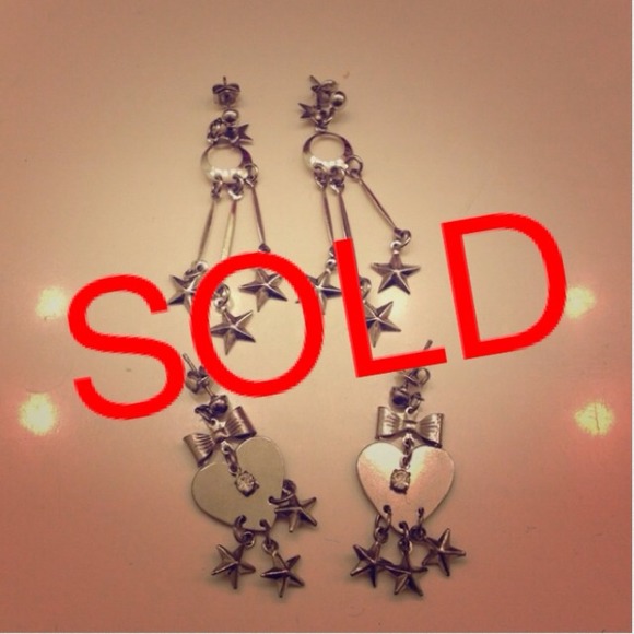 Two Pairs Silver Earrings