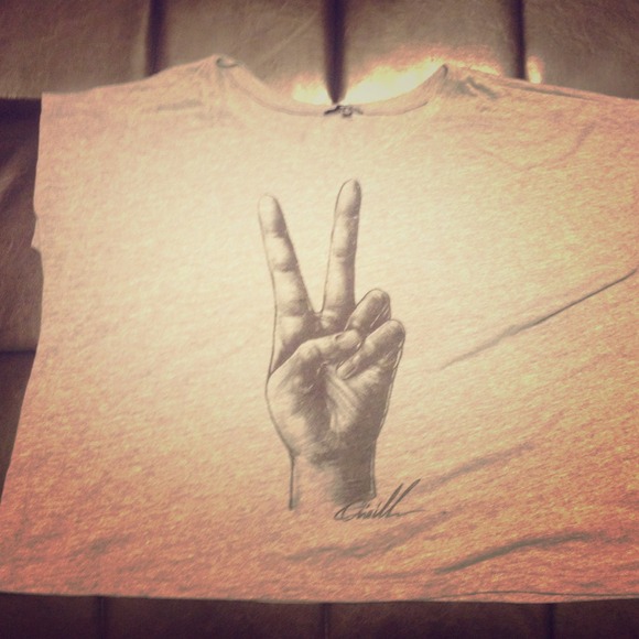 XL grey graphic tee