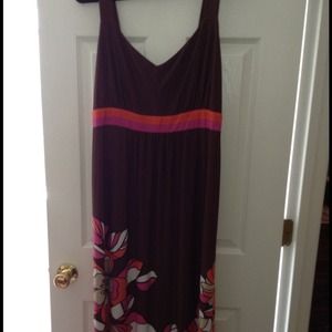 Brown maxi dress