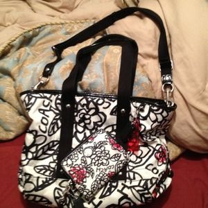 Authentic Coach purse and wristlets