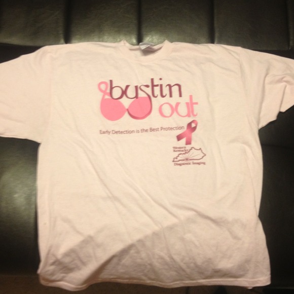 X Large cancer awareness shirt