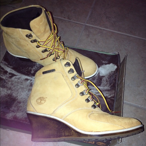 Timberland wedge boots