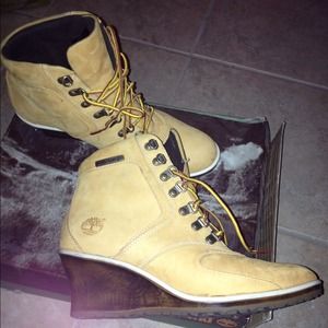 Timberland wedge boots