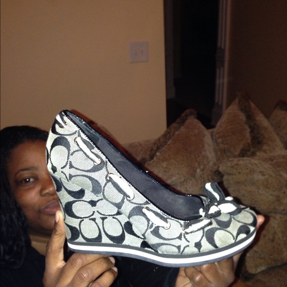 Coach Shoes - Coach wedge heels shoes