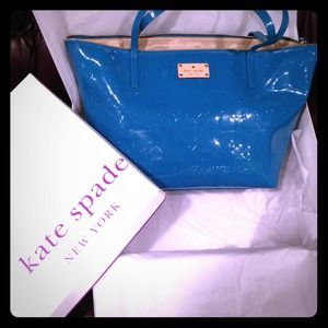 Authentic Teal Kate Spade Handbag