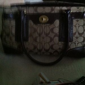 Authentic coach purse and matching wallet