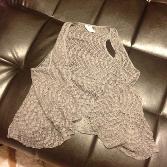 Large lace vest