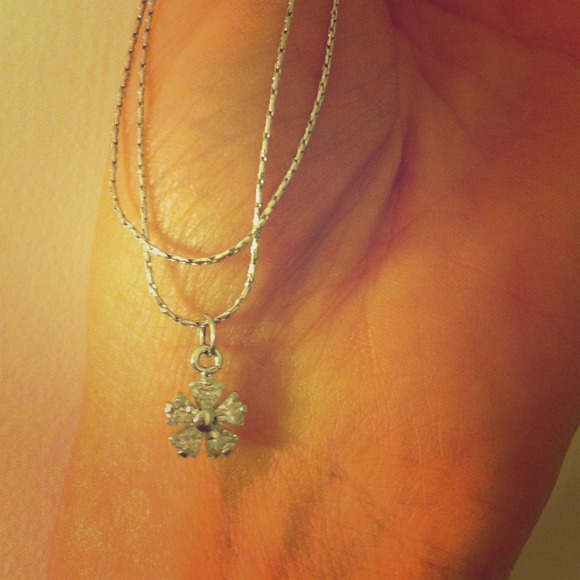Crystal flower anklet