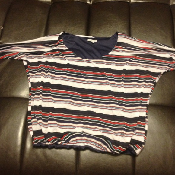 Large stripped top