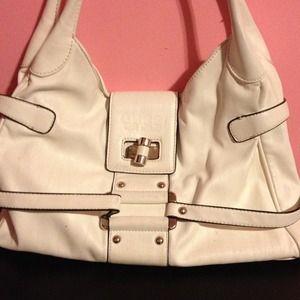 REDUCED 100% authentic Gucci White leather handbag