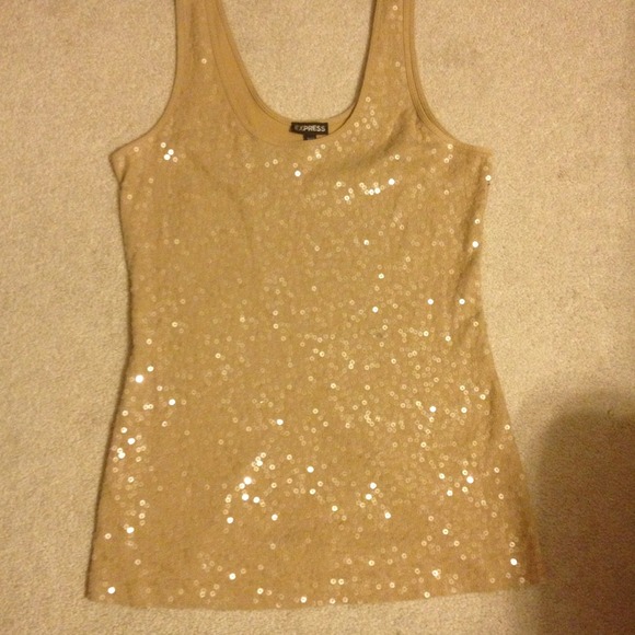 SOLD IN BUNDLE!Express sequin tank top