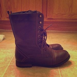 Steve Madden Inspired Brown Combat Boots