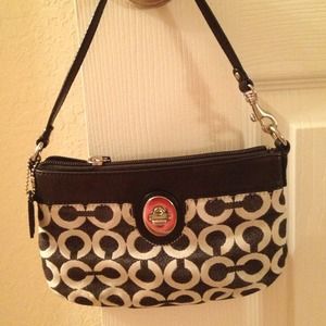 REDUCED Large Coach wristlet
