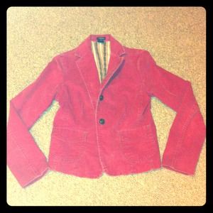 Gap pink corduroy blazer