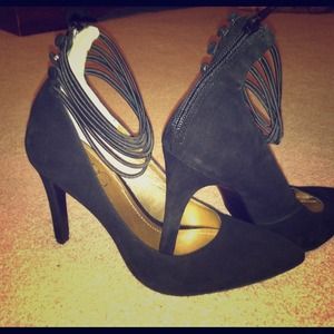 🔒Sold🔒BCBG heels with ankle detail- never worn!!